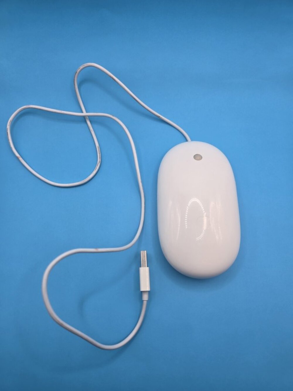 Genuine OEM Apple Mighty Mouse Wired USB White Model A1152 MA086LL/A
